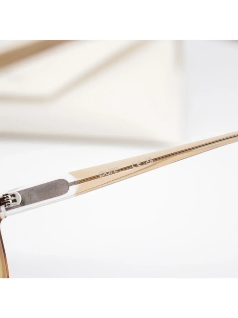 Pure P-7008 N 208 Square Eyeglasses 49mm – Tiramisu Ombre